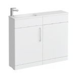 Odyssey White Combination Furniture Pack with Chrome Handle (Excludes Pan + Cistern)