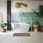 Porto 1700 x 750 Modern Slipper Bath with Waste