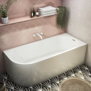 Monza 1700 x 750 Curved Free Standing Corner Bath