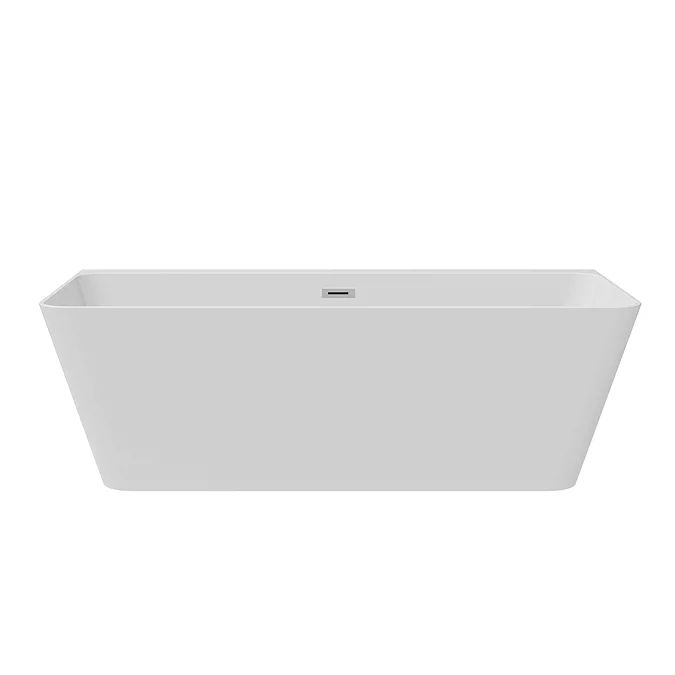 Mileto Square Back to Wall Modern Bath (1700 x 800mm) - Image 2