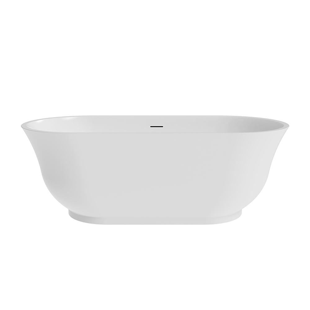 Tissington 1500 x 730 Traditional Curved Freestanding Bath - Double Ended with Waste - Image 2