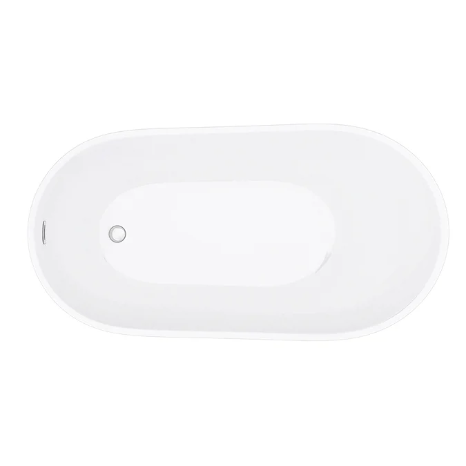 Toreno 1370 Small Modern Slipper Free Standing Bath - Image 4
