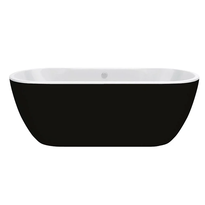 Verona Black Freestanding Modern Bath - Image 3
