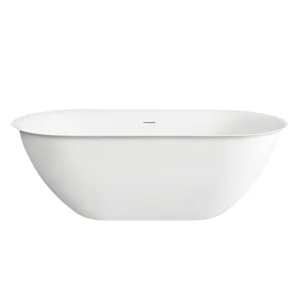 Curzon 1600 x 800mm Ultra-Thin Edge Double-Ended Bath with Chrome Waste