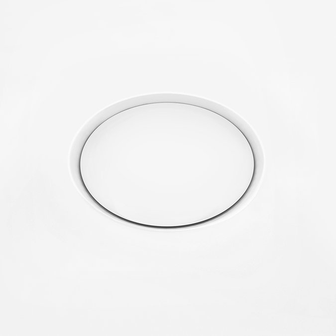 Arezzo 1650 x 690 Matt White Solid Stone Curved Double Ended Bath - Image 2