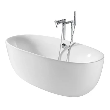 Roca Virginia Acrylic Freestanding Bath with Waste & Overflow (1700 x 800mm) - Image 2