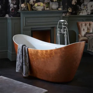 Heritage Hylton Freestanding Acrylic Bath (1730 x 730mm) - Copper Effect