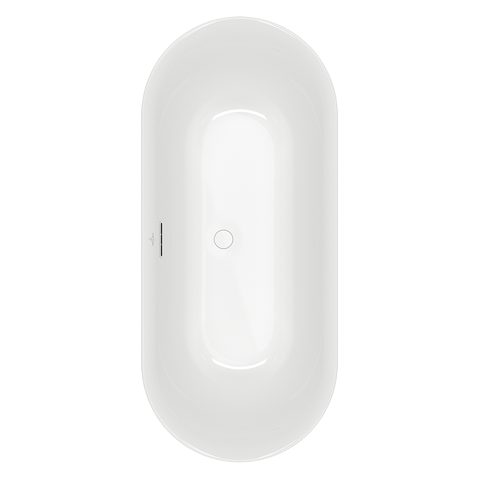 Villeroy & Boch Loop & Friends Freestanding Bath With Integrated Bath Filler - Image 2