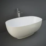 RAK Cloud Matt Greige Freestanding Bath (1400 x 753mm)