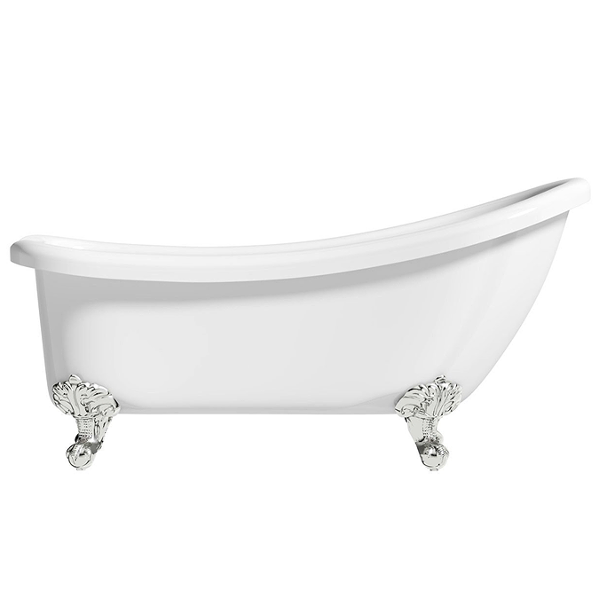 Orchard Winchester 1690 x 705mm Slipper Freestanding Bath with Chrome Feet - Image 3