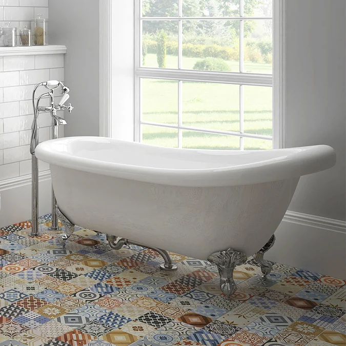 Astoria 1710 Roll Top Slipper Bath + Chrome Leg Set - Image 4