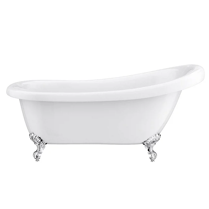 Astoria 1550 Roll Top Slipper Bath + Chrome Leg Set - Image 2