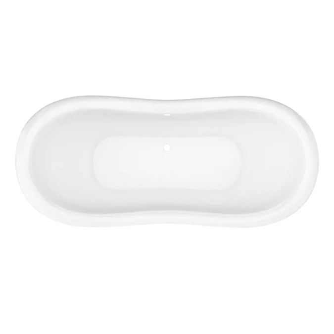 Earl 1750 Double Ended Roll Top Slipper Bath + Matt Black Leg Set - Image 4