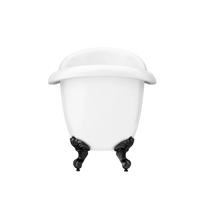Earl 1750 Double Ended Roll Top Slipper Bath + Matt Black Leg Set - Image 6