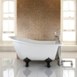 Burlington Buckingham Slipper 1500 x 750mm Freestanding Bath + Legs