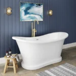 Trafalgar 1685 x 745 Double Ended Slipper Roll Top Bath