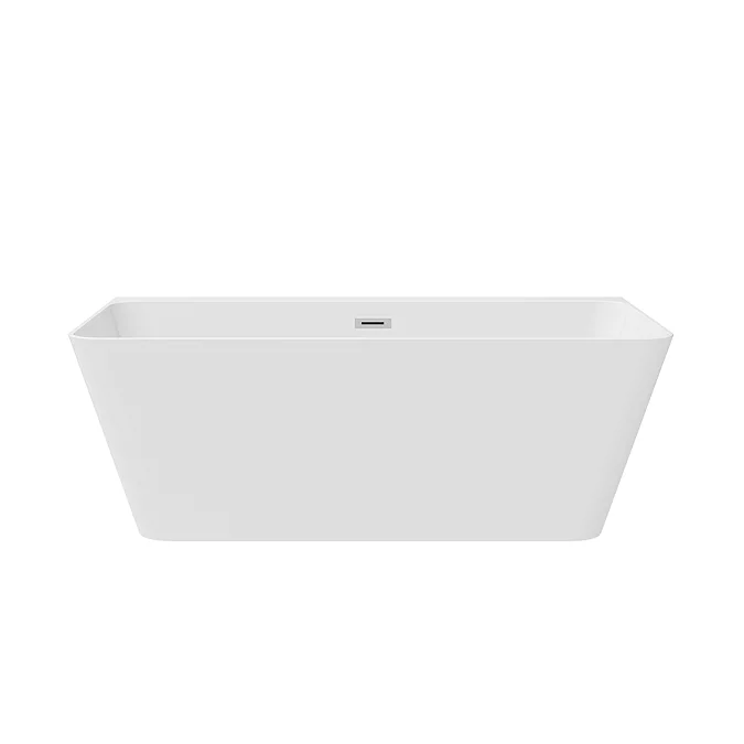 Mileto Square Back to Wall Modern Bath (1500 x 760mm) - Image 2
