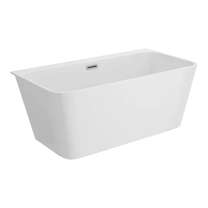Mileto Square Back to Wall Modern Bath (1500 x 760mm) - Image 4