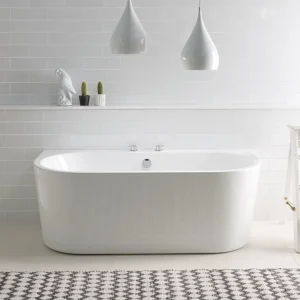 BC Designs Ancora Back To Wall Modern Bath 1640 x 590mm