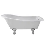 Old London - Brockley 1690 x 730 Slipper Freestanding Bath with Chrome Leg Set