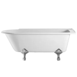 Burlington Hampton RH 1700 x 750mm Showering Bath + Legs