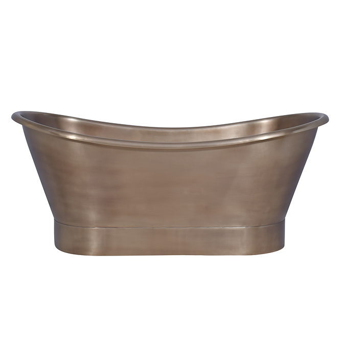 Trafalgar Antique Brass 1700 x 710mm Double Ended Roll Top Slipper Bath - Image 5