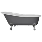 Hurlingham Marlowe Cast Iron Roll Top Slipper Bath (1720 x 740mm)