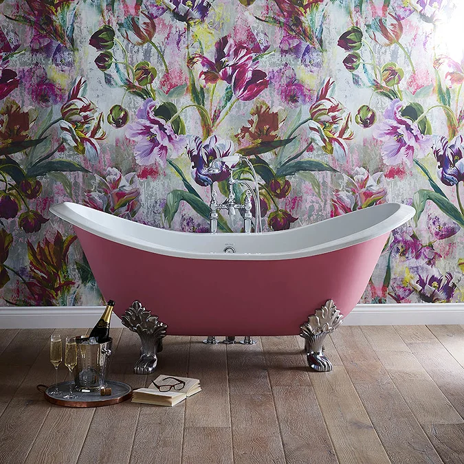 Heritage Devon Double Ended Slipper Cast Iron Bath (1800 x 770mm) - Image 3