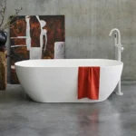 Crosswater MPRO Grande Stone Gloss Freestanding Bath (1690 x 800mm)