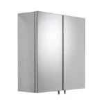 Croydex Avon Double Door Stainless Steel Mirror Cabinet