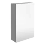 Brooklyn 450mm Grey Mist Bathroom Mirror Unit
