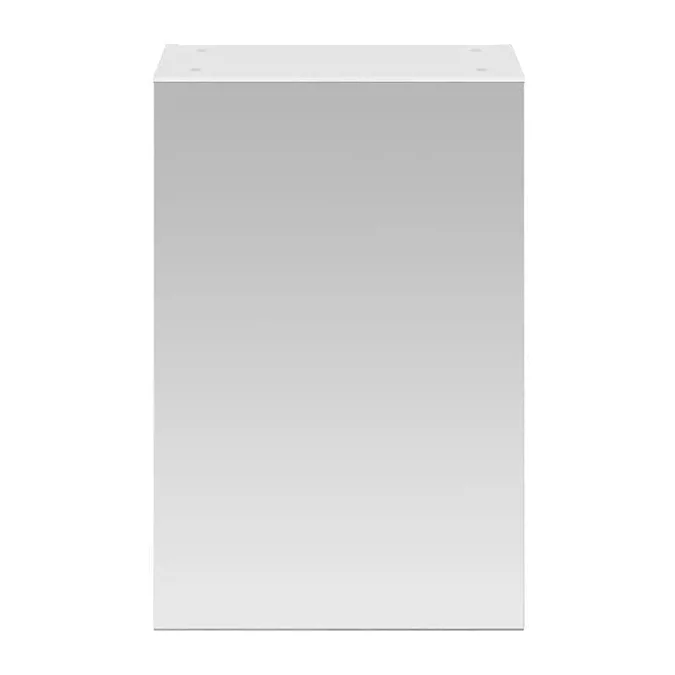 Brooklyn 450mm Gloss White Bathroom Mirror Unit - Image 2