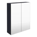 Arezzo 600 Matt Blue 2-Door Mirror Cabinet