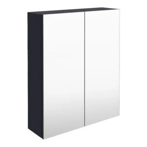 Arezzo 600 Matt Blue 2-Door Mirror Cabinet