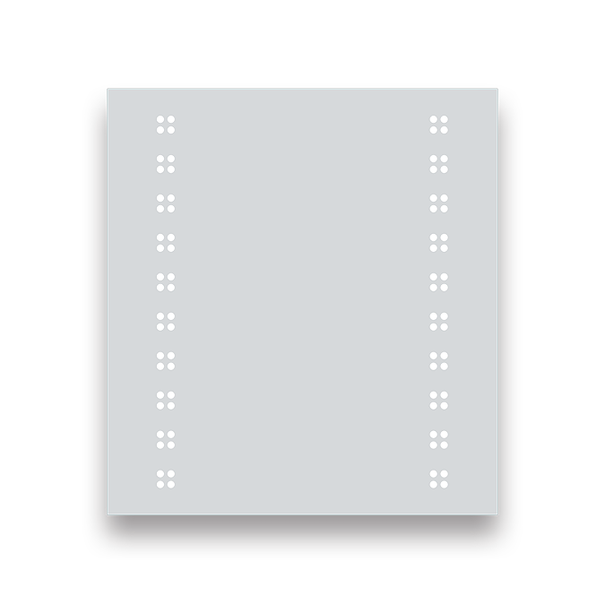 Toreno 550 x 600mm LED Illuminated Mirror Cabinet with Motion Sensor - Image 2