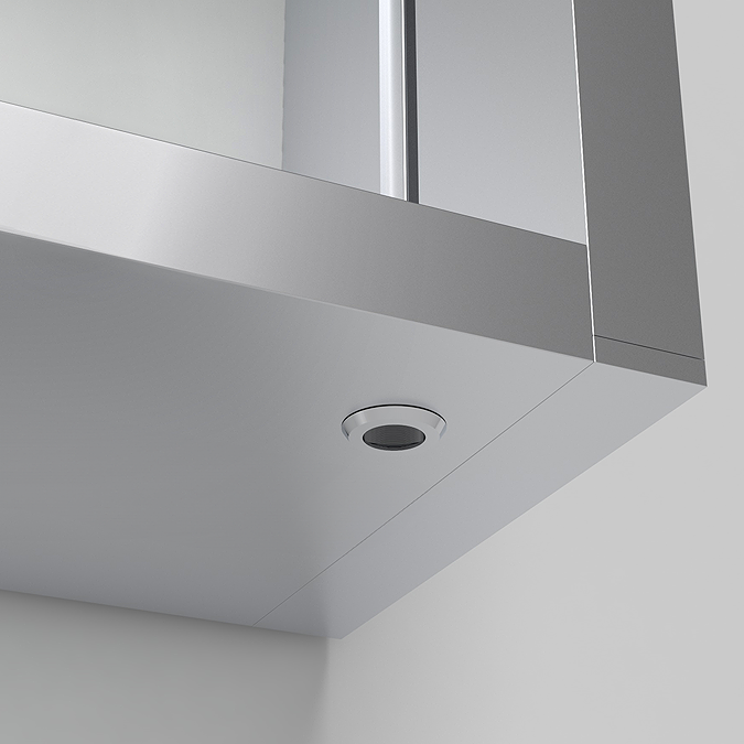 Toreno 550 x 600mm LED Illuminated Mirror Cabinet with Motion Sensor - Image 4