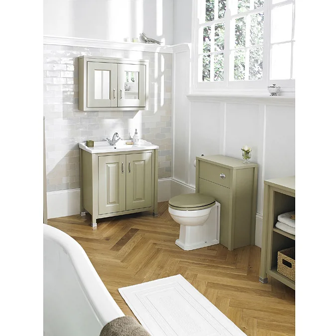 Old London - 800 Mirror Cabinet - Natural Walnut - Image 2