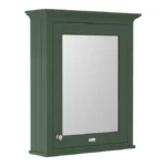 Old London 600mm Mirror Cabinet - Hunter Green