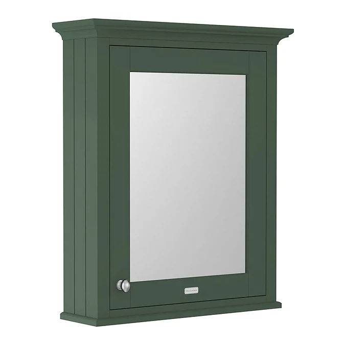 Old London 600mm Mirror Cabinet - Hunter Green