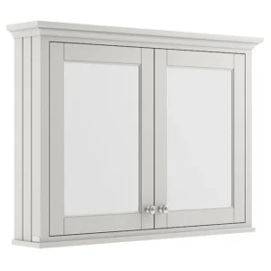 Old London 1050mm Mirror Cabinet - Timeless Sand
