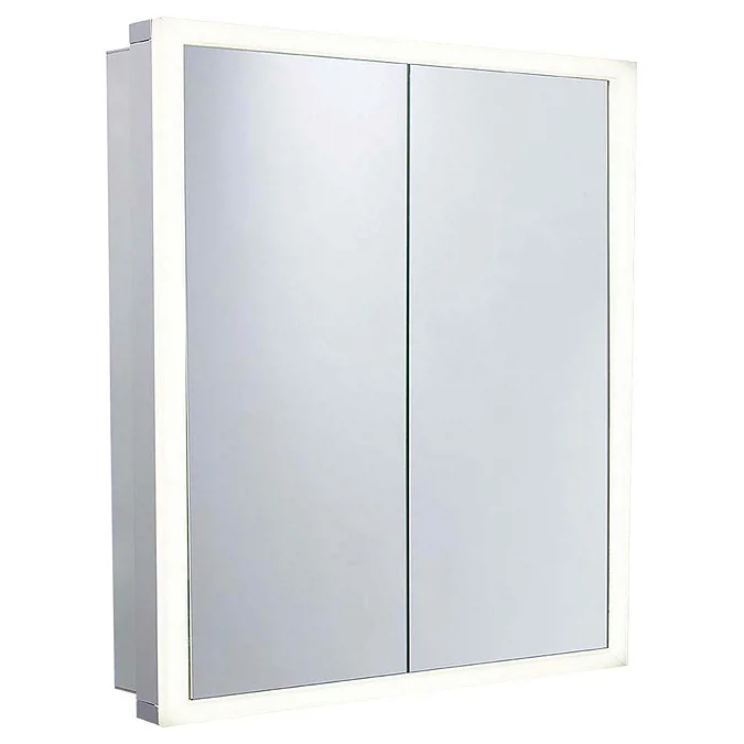 Roper Rhodes Contrast Double Door Illuminated Mirror Cabinet