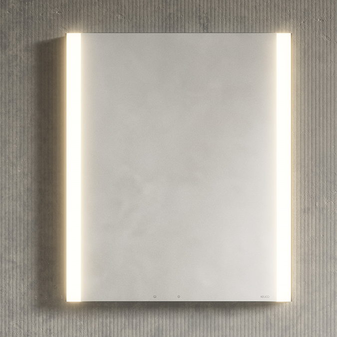 Keuco Somaris 600 x 710mm Single LED Mirror Cabinet with Demister - Image 3