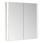 Keuco Somaris 800 x 710mm Recessed Double LED Mirror Cabinet with Demister