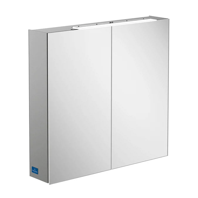 Villeroy and Boch H746 x W807mm My View One LED Illuminated Mirror Cabinet