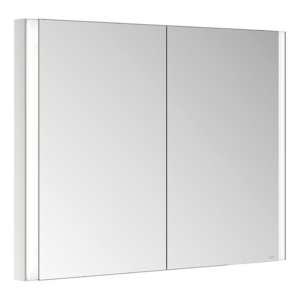 Keuco Somaris 1000 x 710mm Recessed Double LED Mirror Cabinet with Demister