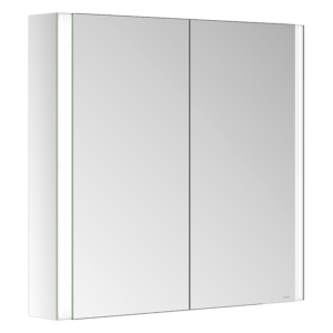 Keuco Somaris 800 x 710mm Double LED Mirror Cabinet with Demister
