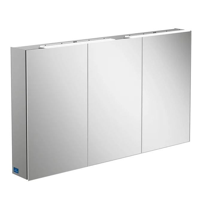 Villeroy and Boch H746 x W1307mm My View One LED Illuminated Mirror Cabinet