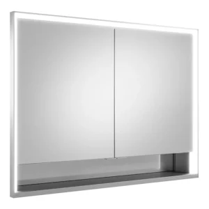 Keuco Royal Lumos 1000mm Semi-Recessed LED Illuminated Mirror Cabinet