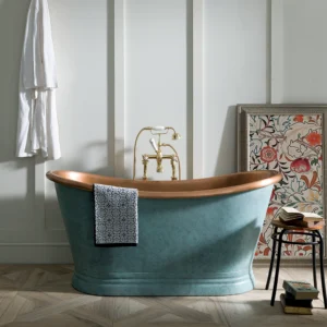BC Designs 1700mm Copper / Verdigris Double Ended Freestanding Bath