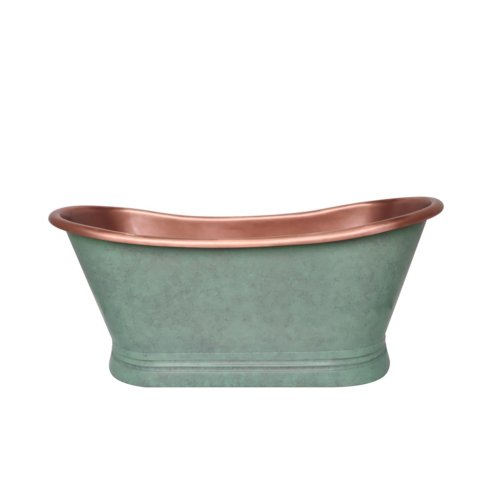 BC Designs 1500mm Copper / Verdigris Double Ended Freestanding Bath - Image 3